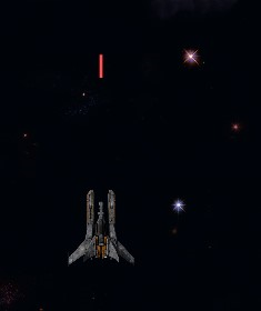 single laser shot